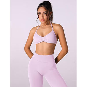 Conjuntos de Yoga Transpirables y Reversibles con Elasticidad en Cuatro Direcciones, Top Deportivo y Leggings Ligeros, Ecológicos, de Alto Rendimiento y Cómodos, de 2 Piezas - Product Image 4