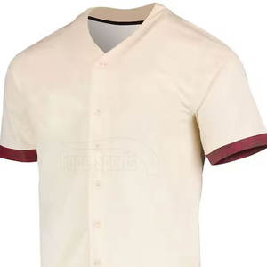 Nueva llegada Ropa deportiva Nombre personalizado Impreso 100% Tela de poliéster Mejor precio Jersey de béisbol - Product Image 6