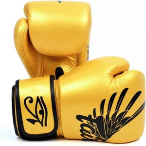 Diseño de logotipo personalizado Boxeo Cuero MMA Guantes DE LUCHA Guantes deportivos Pu Cuero Guantes de boxeo duraderos Mujeres y hombres - Product Image 1