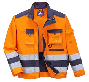 Chaqueta de Seguridad Reflectante Personalizada, Chaqueta de Trabajo de Alta Visibilidad para Invierno, Abrigo Cálido para Construcción - Product Image 2