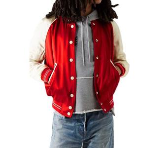 Chaqueta Universitaria Personalizada OEM, Chaqueta Deportiva de Béisbol para Hombre, Bordada, Transpirable, Antibacteriana, Gruesa para Invierno - Product Image 4