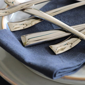 Recién llegado, juego de cubiertos altamente pulidos, juego de tenedor y cuchara, juego de cubiertos de acero inoxidable con espejo para uso en restaurante, decoración de comedor - Product Image 5