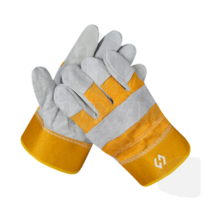 Los guantes de cuero de seguridad de fábrica más vendidos, fuertes, duraderos y cómodos de Pakistán - Product Image 3