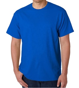 Col rond demi-manche personnalisé à manches courtes en gros 180g 100% coton tissu tricoté hommes blanc T-shirts fabrication à partir de l'Inde - Product Image 1