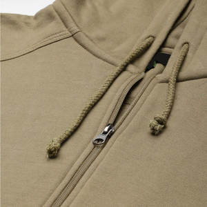 เสื้อวอร์มผู้หญิงสีทึบใส่ได้ทั้งชายและหญิงผ้าแคนวาสลำลองมีกระเป๋ามีซิปแฟชั่น - Product Image 5