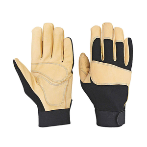 Gants de mécanicien légers et respirants Contrôle de la poignée Gants en cuir de sécurité pour le travail - Product Image 6