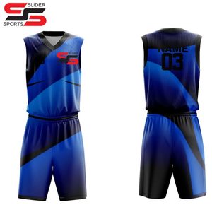 High Quality Men Basketball Jerseys Sets Sports Breathable Men Sports Wear Basketball Uniforms for Men - Product Image 6