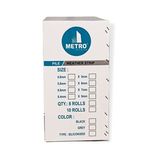 Joint d'étanchéité en laine non siliconée de qualité supérieure 6,8 mm x 6,0 mm-3P pour porte et fenêtre, solution d'isolation étanche à l'air - Product Image 6