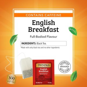 Twinings English Breakfast <b>Black</b> Tea Individually <b>Wrapped</b> Bags, 100 Count - Product Image 4