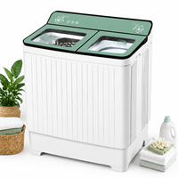 Nouvelle Conception Lave-linge semi-automatique à double cuve 9KG 10KG 11KG à chargement par le haut avec essoreuse pour la lessive à domicile