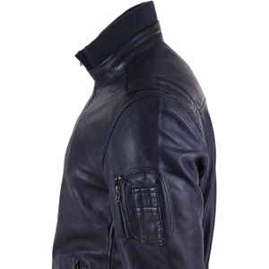 Men's Sheep Skin <b>Leather</b> <b>Jacket</b> Stylish Trendy Biker Coat Soft Genuine Real <b>Leather</b> Outerwear <b>Winter</b> - Product Image 4