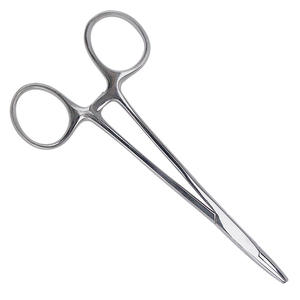 HS-1125-73 Hosanna Portaagujas Baumgartner de Acero Quirúrgico con Inserto TC, Instrumento Manual Reutilizable para Sutura Segura, CE - Product Image 5