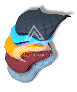 OEM Tapis de selle de cheval de couleur unie personnalisé équestre Anti-rétrécissement Tapis de selle avec doublure en polycoton - Product Image 1