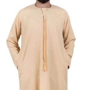 พรีเมี่ยม emirati thobe sandluxury kandura เสื้อผ้าอาหรับแบบดั้งเดิม jubba นุ่มและระบายอากาศได้ดีทันสมัย - Product Image 5
