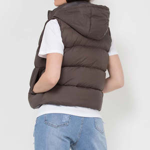 Veste matelassée imperméable pour homme sur mesure en gros, col montant à capuche, rembourrage en coton, respirante, décontractée, couleurs et logo personnalisés - Product Image 3