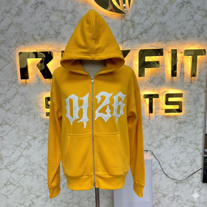 Sweat à capuche personnalisé avec fermeture éclair, coupe parfaite, meilleur matériau, impression puff, fabrication en usine, prix bas, sweat à capuche pour hommes - Product Image 4