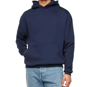 Sudadera con capucha suelta de lana de algodón personalizada OEM, jerséis de moda, Sudadera con capucha Unisex, ropa de calle personalizada, Sudadera con capucha de hombro caído en blanco - Product Image 6