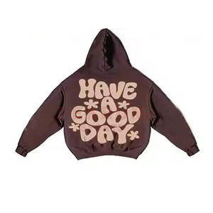 Vente en gros OEM Survêtement à impression bouffante à manches longues pour hommes Survêtement d'entraînement de haute qualité - Product Image 1