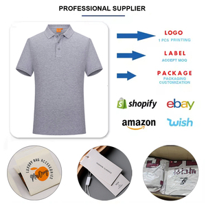 Polos de calidad superior para hombre, talla personalizada, manga corta, logotipo bordado estampado, Manga corta personalizable de verano - Product Image 6
