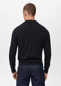 Pull pour homme de haute qualité, sur mesure, uni, avec fermeture éclair quart, coupe ajustée, décontracté, respirant, lourd et chaud - Product Image 6