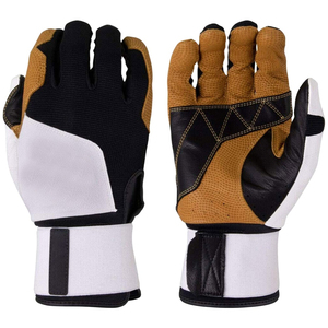 Promoción Guantes de bateo de béisbol Puño corto Guantes de béisbol y softbol de alta calidad Guantes de softbol de cuero originales - Product Image 2
