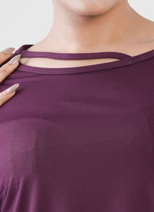 Camiseta informal de manga larga con cuello redondo y cuello redondo para mujer - Product Image 5