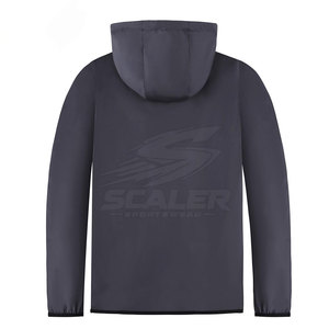 Gamme de vêtements de sport en montagne du fournisseur : Veste de VTT pour le cyclisme, tissu respirant, design à capuche, fermeture éclair intégrale en coton - Product Image 2