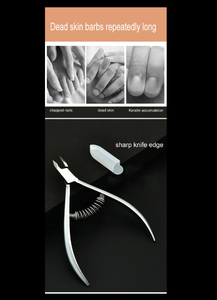 Factory Sale Stainless Steel Tools Manicure Tools Silver Convenient Nail Cuticle Clipper Nail Cutter - Product Image 2