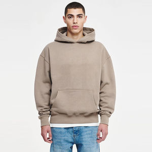 Sudadera con Capucha de Invierno Unisex, Corte Regular, Spandex/Poliéster, Lisa, Sin Cordones, Logotipo Personalizado, Impresión Digital, OEM, ODM, Venta al Por Mayor - Product Image 2