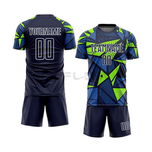 Sublimation 100% Tissu Polyester Maillot de Football Respirant Séchage Rapide Fit Logo Personnalisé Imprimé Kit de Football Américain Vendeur Chaud - Product Image 2