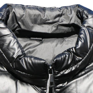 Veste d'hiver matelassée noire pour homme à prix raisonnable, veste à fermeture éclair, manteau long à manches longues, vêtement d'extérieur - Product Image 6