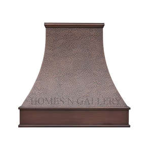 Handmade Hammered Antique Pure Copper <b>Wall</b> Mounted <b>Fire</b> <b>Place</b> Range Hood Canopy Kitchen Exhaust Hood From Indian Exporters - Product Image 2