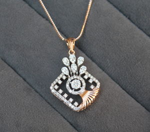 ชุดต่างหูห่วงเพชรธรรมชาติผ่านการรับรอง IGI สีโรสโกลด์18K ชุดเครื่องประดับเจ้าสาวที่มีเอกลักษณ์หรูหรา - Product Image 5