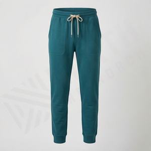Pantalones Deportivos Casuales para Hombre, de Cintura Alta, con Múltiples Bolsillos, Cordón Ajustable, Felpa de Algodón, Color Personalizado, Pantalones de Chándal de Felpa Francesa - Product Image 1