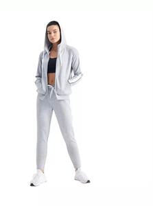 Chándal de lana tecnológica de algodón 100% de alta calidad para mujer, chándal de dos piezas de gran tamaño liso para mujer en Pakistán - Product Image 5