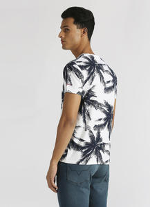 Camiseta Unisex de algodón 100% de alta calidad con estampado de pantalla personalizado 400 Gsm Pro Club gráfico de peso pesado de gran tamaño para hombres - Product Image 3