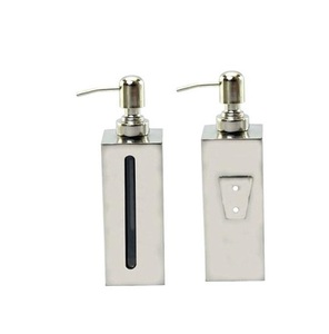 Distributeur de savon de luxe en acier inoxydable Bouteilles de savon en mousse liquide en métal écologiques pour la maison, le bureau et l'hôtel - Product Image 1