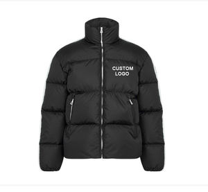 Parka Unisex de moda para invierno 2025, chaqueta acolchada con capucha y forro de lana, personalizable, de manga larga, impermeable, con cuello levantado, informal - Product Image 1