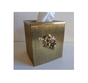 Stainless Steel And Brass Napkin Storage <b>Holder</b> With Prime Quality <b>Tissue</b> <b>Holder</b> For <b>Kitchen</b> Bathroom Usage - Product Image 3