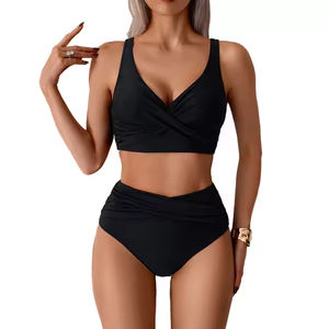 Maillots de bain deux pièces de qualité professionnelle en gros, imprimés, confortables, en polyester/nylon, durables, à séchage rapide, respirants et élastiques - Product Image 6