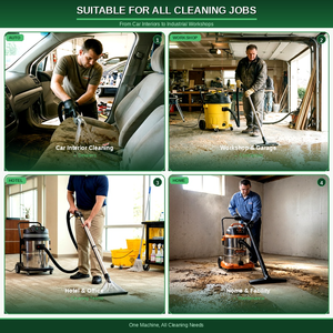 Aspiradora Industrial Comercial OEM ODM para Húmedo y Seco, Tanque <span class=keywords><strong>de</strong></span> Acero Inoxidable, 1000W <span class=keywords><strong>de</strong></span> Potencia, 1 Año <span class=keywords><strong>de</strong></span> Garantía para <span class=keywords><strong>Contratistas</strong></span> <span class=keywords><strong>de</strong></span> Talleres - Product Image 3