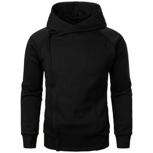 Sudadera con Capucha Gris Oscuro para Hombre, Corte Ajustado, Manga Larga, Estilo Casual Urbano, Sudadera de Algodón - Product Image 3