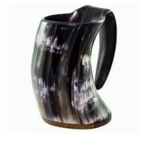 Tasse en corne de buffle à boire en verre de corne écologique, réutilisable et lavable, nouveauté - Product Image 2