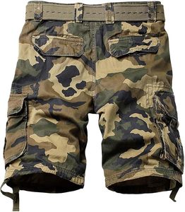 Pantalones cortos de carga para hombre de alta calidad, marca personalizada disponible, tela cómoda para ropa de calle y uso al aire libre - Product Image 2