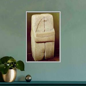 Elegant Abstract Modern <b>Canvas</b> Print for Room Decor,White <b>Framed</b> - Product Image 1