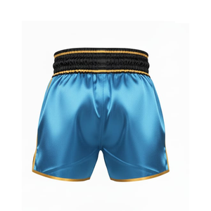 Pantalones Cortos de Muay Thai de Satén Premium, Elásticos, Unisex, de Secado Rápido, Ligeros, para Entrenamiento de MMA, para Atletas Profesionales - Product Image 3