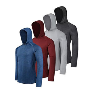Sudadera con capucha de alta calidad para hombre, ropa de calle de poliéster de secado rápido, ropa de calle de manga larga de algodón, sudaderas con capucha para hombre al aire libre - Product Image 1