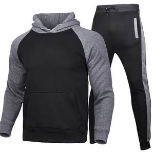 2025 hombres chándal Casual Joggers con capucha ropa deportiva chaquetas y pantalones conjuntos de 2 piezas Hip Hop correr traje deportivo - Product Image 2