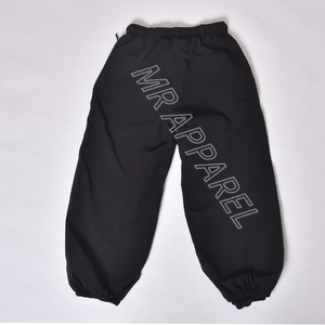 Pantalones de nieve impermeables con estampado de esqueleto negro OEM con cintura ajustable, Forro cálido y ropa informal suelta - Product Image 2