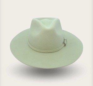 Chapeaux d'Oklahoma faits à la main, chapeau Fedora à bord plat en laine bolivienne, unisexe, quatre saisons, décontracté, fabriqué au Mexique - Product Image 2